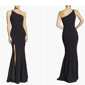 EUC - Dress the Population Women's Amy High Slit Maxi Dress - Size XS